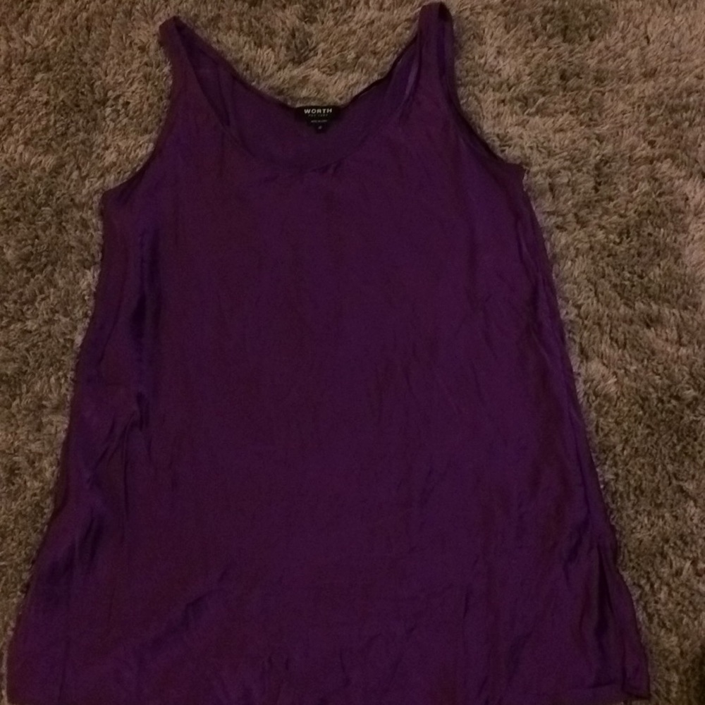 👚Medium Purple Silky Tank Top👚